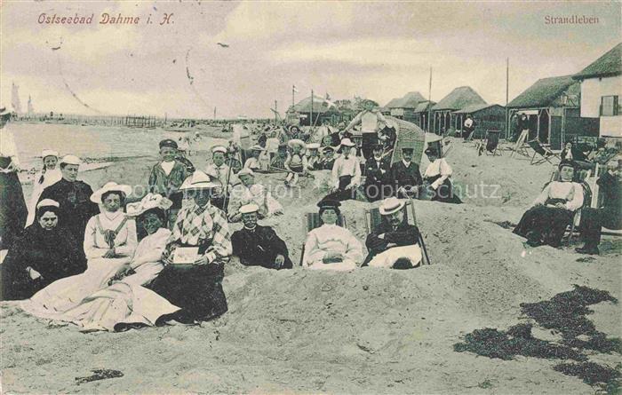 DAHME  Ostseebad Schleswig-Holstein Strandleben