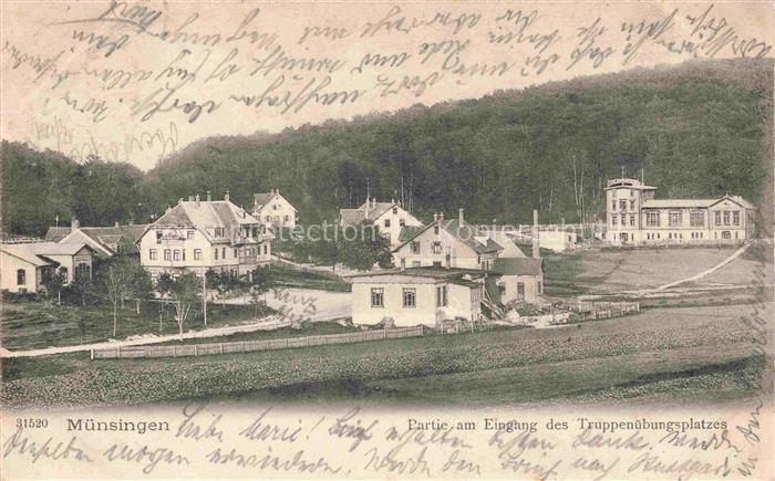Muensingen BW Partie am Eingang des Truppenuebungsplatzes