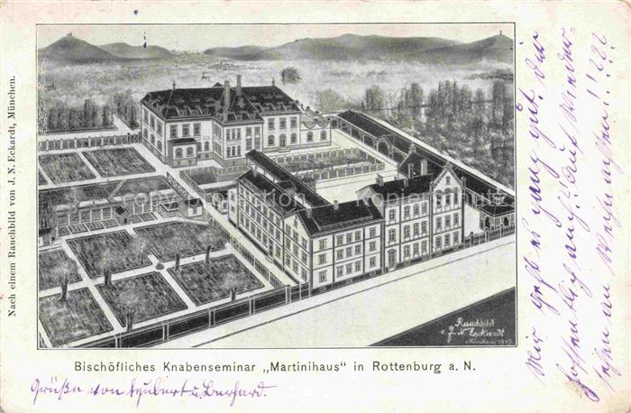 ROTTENBURG  Neckar Bischoefliches Knabenseminar Martinihaus Illustration