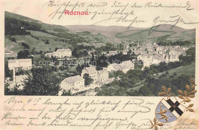 Adenau Ahrweiler Rheinland-Pfalz Panorama Wappen