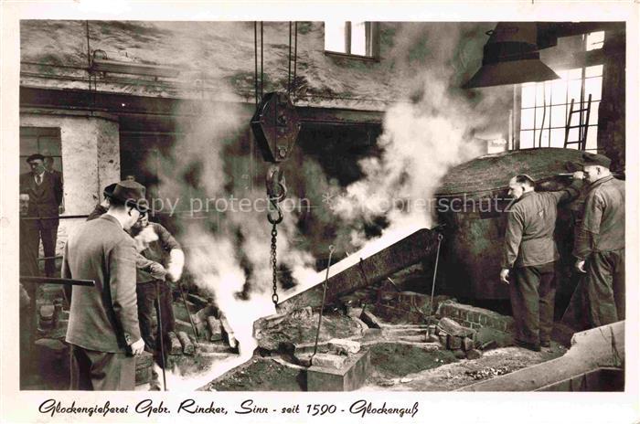 Sinn Dillkreis Hessen Glockengiesserei Gebr. Rincker Glockenguss