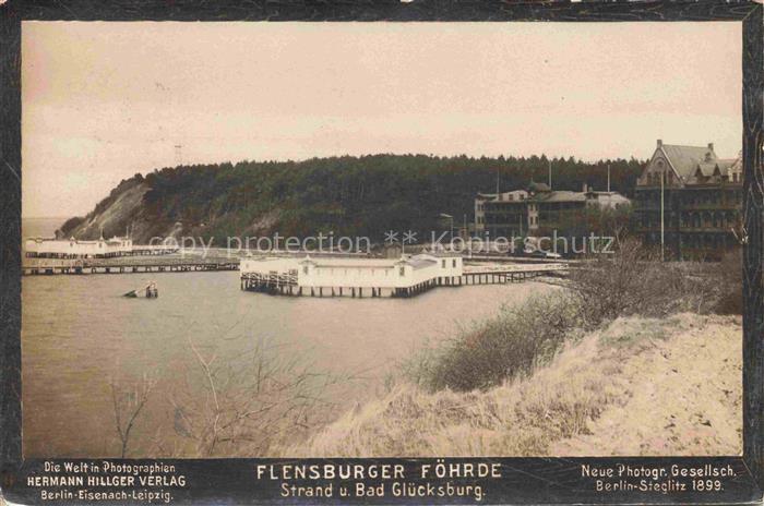 Gluecksburg  Ostseebad Flensburg Schleswig-Holstein Strand und Bad Flensburger F