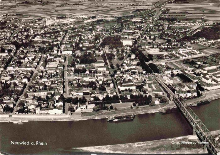 NEUWIED Rhein Fliegeraufnahme