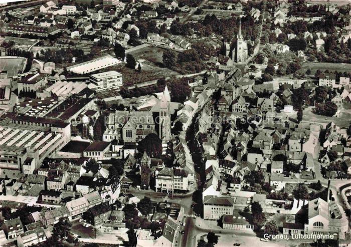 Gronau Odenwald Bensheim Hessen Fliegeraufnahme