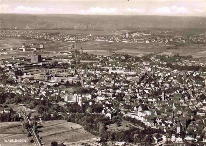 Waiblingen  Rems Rems-Murr-Kreis BW Fliegeraufnahme