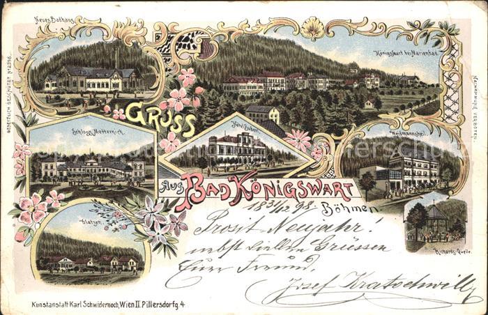 Bad Koenigswart Tschechien Schloss Metternich Neues Badehaus Hotel Bubert