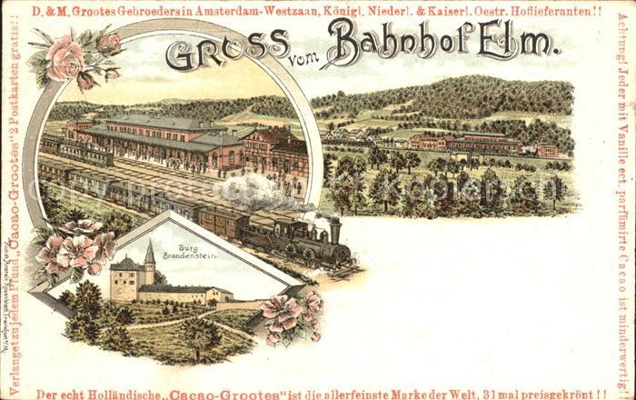 Schluechtern Burg Brandenstein Bahnhof