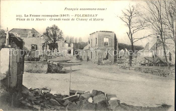 Folembray Place de la Mairie