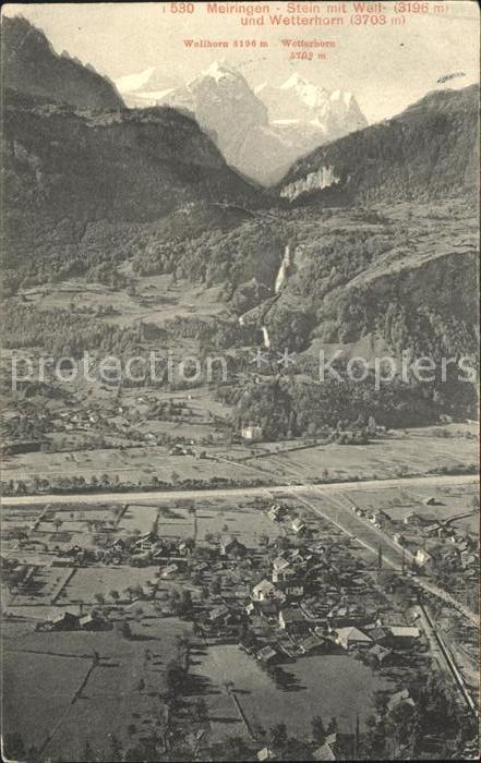 Meiringen BE Wetterhorn