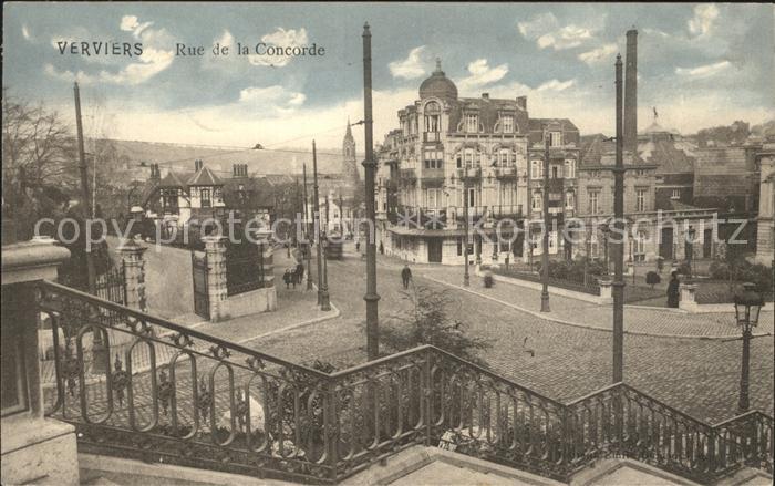 Verviers Liege Wallonie Rue de la Concorde