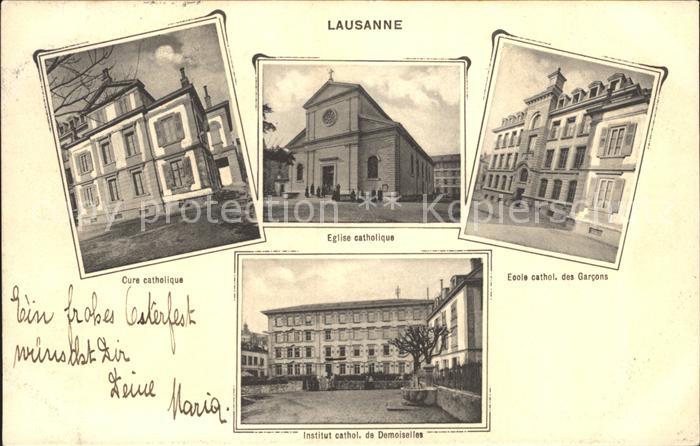 Lausanne VD Eglise catholique Cure catholique
