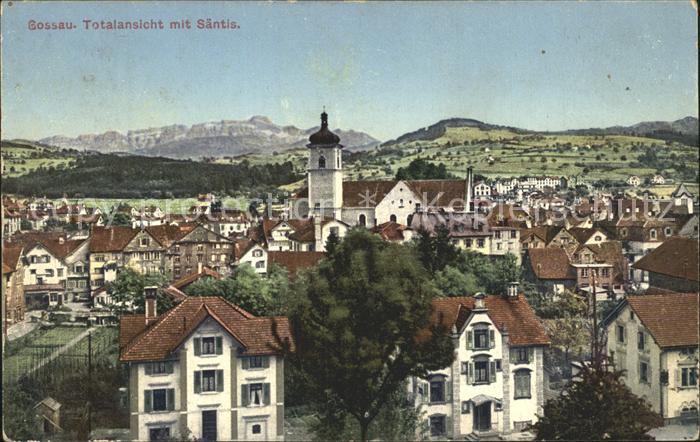 Gossau SG Saentis Stadtansicht