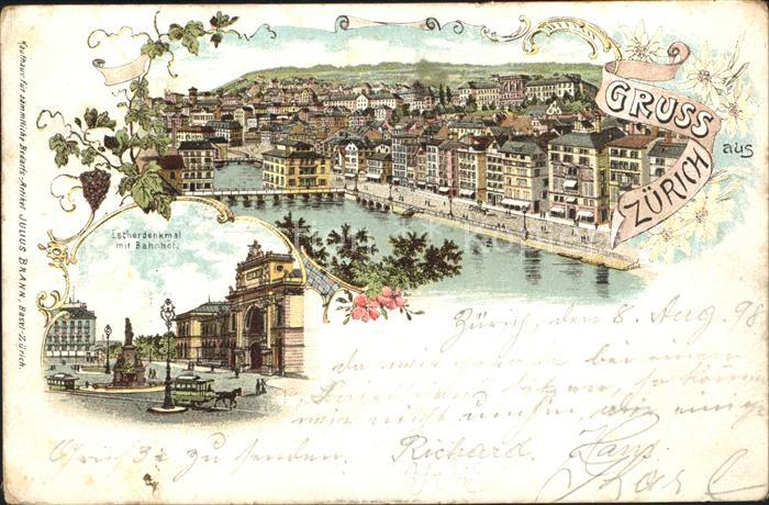 Zuerich Escherdenkmal Bahnhof