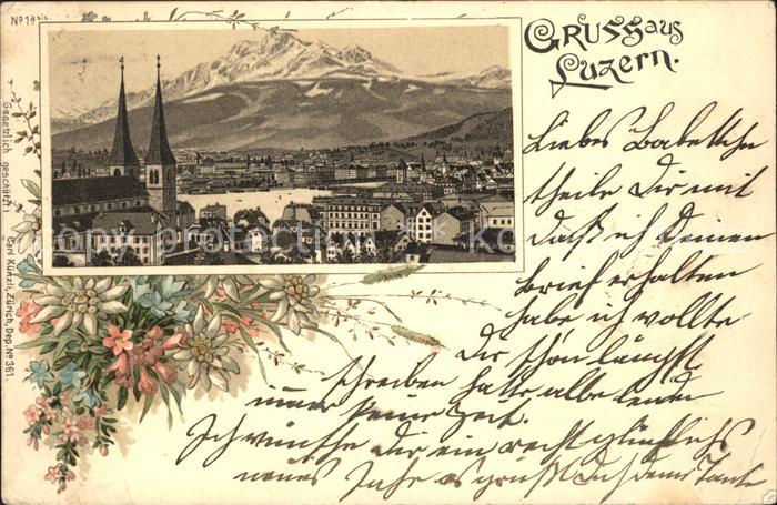 Luzern LU Stadtansicht