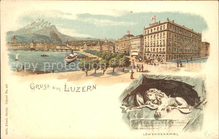 Luzern LU Loewendenkmal