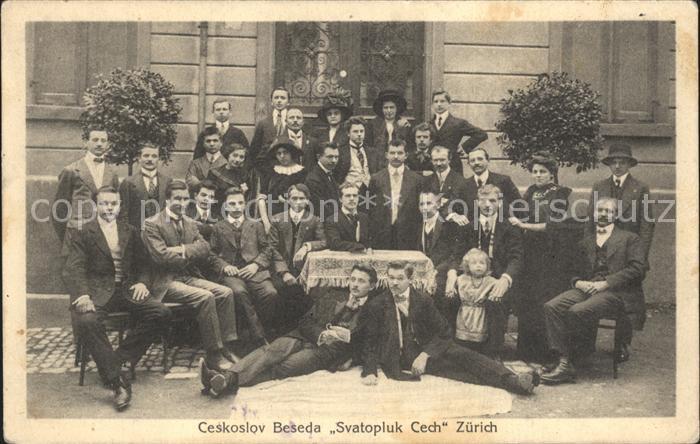 Zuerich Ceskoslov Beseda Svatopluk Cech