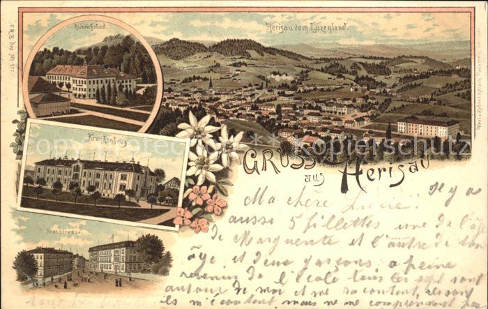 Herisau AR Heinrichsbad Krankenhaus Poststrasse