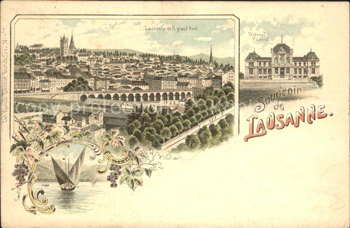 Lausanne VD Tribunal federal Grand Pont