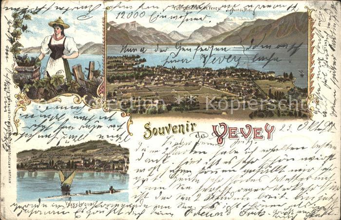 Vevey VD La Dent du Midi Le Quai