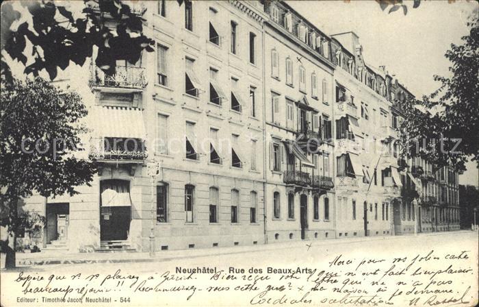 Neuchatel NE Rue des Beaux- Arts