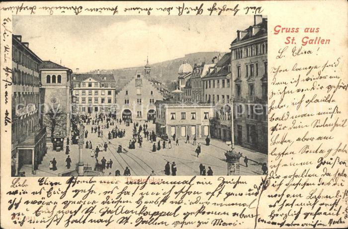 St Gallen SG Theaterplatz