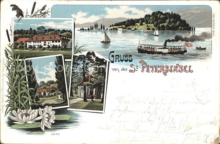 St Petersinsel Dampfschiff Pavillon