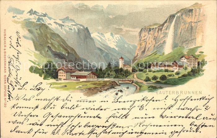 Lauterbrunnen BE Totalansicht