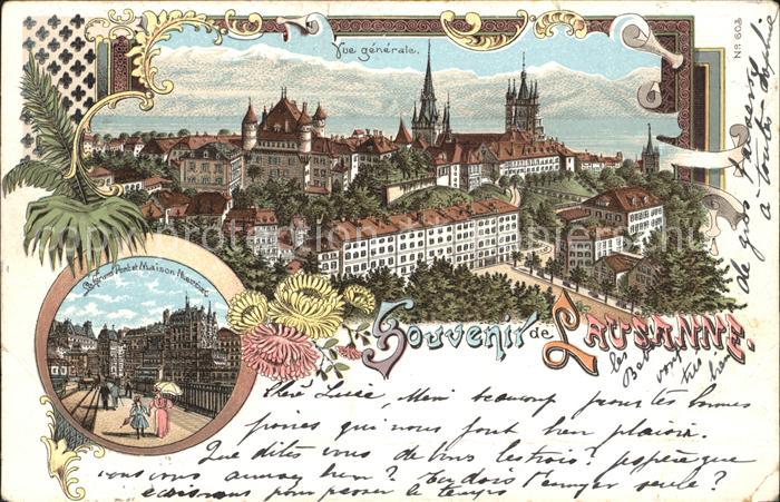 Lausanne VD Vue Gènèrale