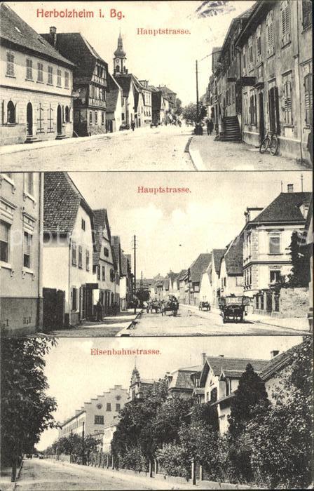 Herbolzheim Breisgau Hauptstrasse Eisenbahnstrasse