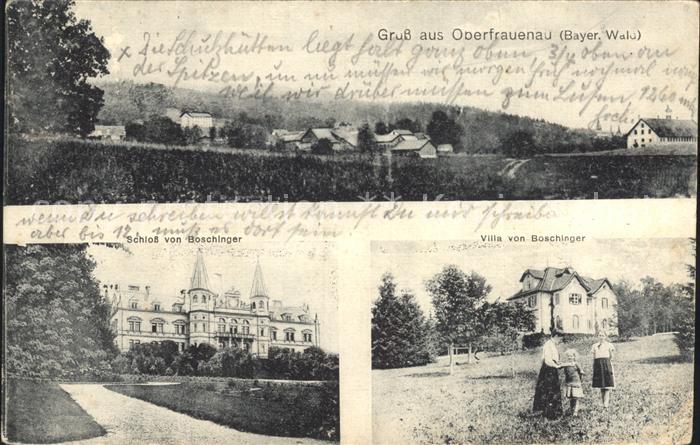 Oberfrauenau Schloss und Villa von Boschinger