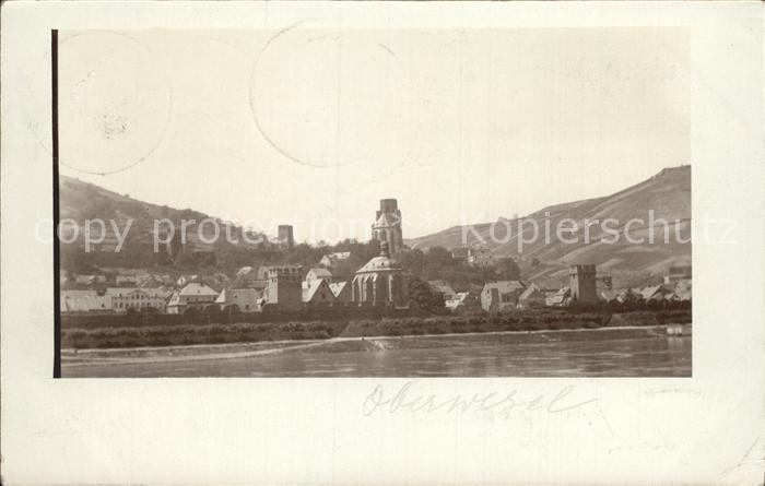 Oberwesel Rhein Stadtansicht