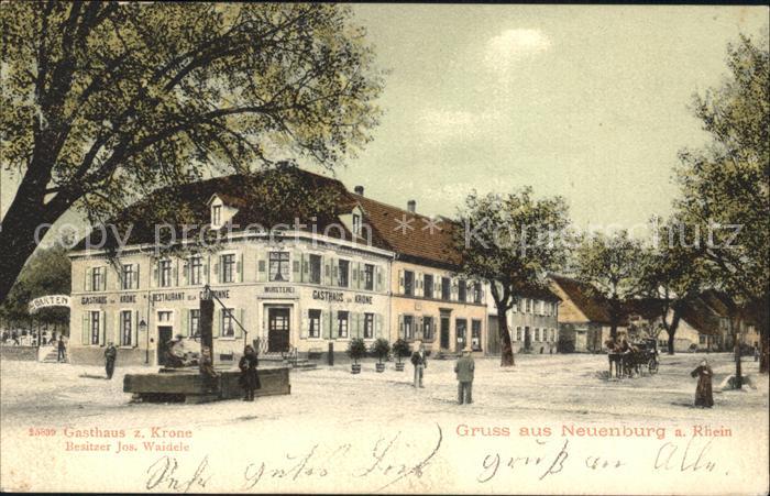 Neuenburg Rhein Gasthaus zur Krone