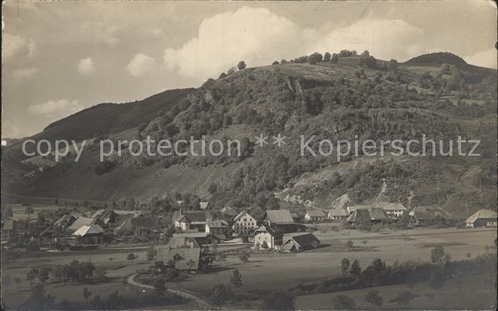 Utzenfeld Schwarzwald Dorfansicht