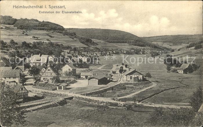 Heimbuchenthal Endstation der Elsavatalbahn
