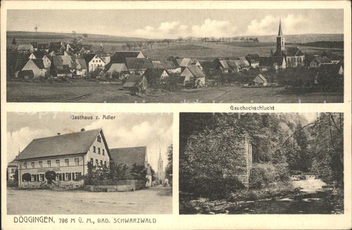 Doeggingen Gauchachschlucht Gasthaus zum Adler