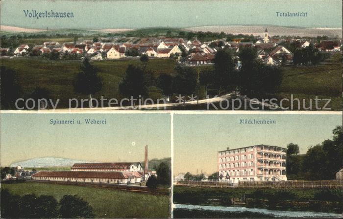 Volkertshausen Maedchenheim Spinnerei Weberei