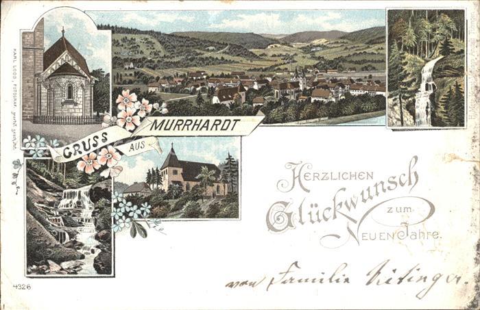 Murrhardt Wasserfall Stadtansicht