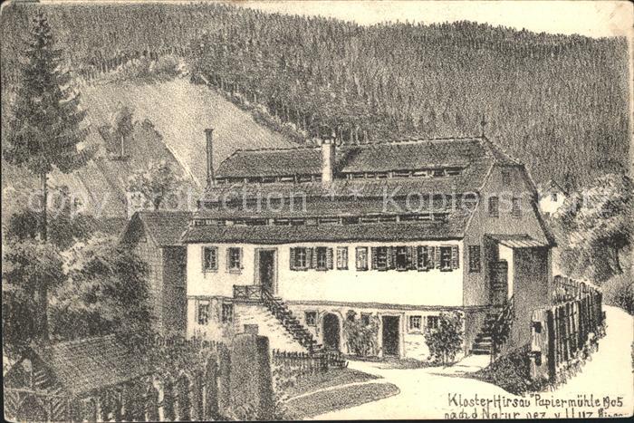 Hirsau Kloster Hirsau Papiermuehle