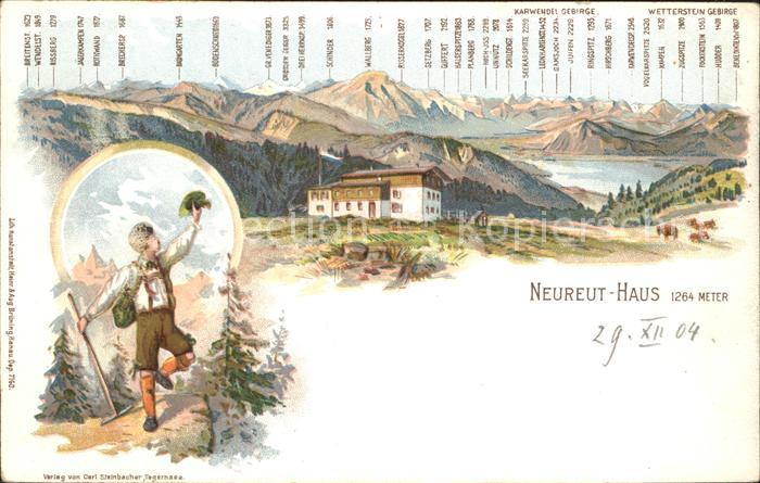 Neureuth Tegernsee Karwendel-Gebirge Wetterstein-Gebirge