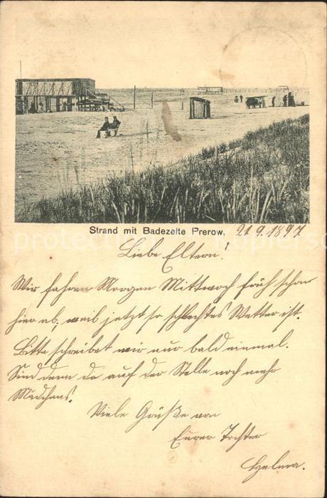 Prerow Ostseebad Strand Badezelte