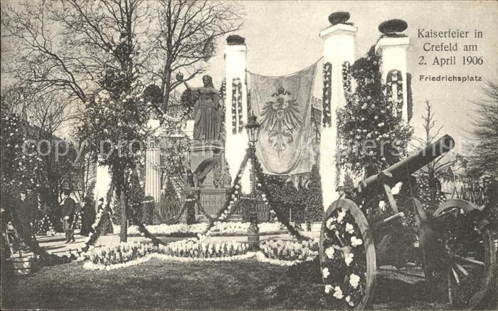 Krefeld Kaiserfeier Friedrichsplatz