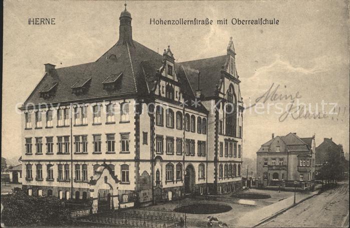 Herne Westfalen Hohenzollernstrasse Oberrealschule