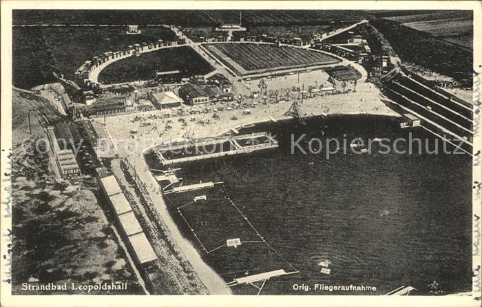 Stassfurt Strandbad Leopoldshall Fliegeraufnahme