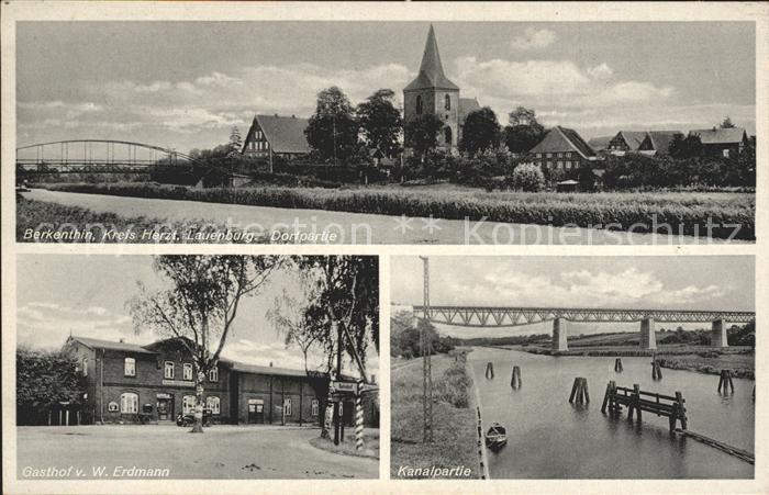 Berkenthin Gasthof Erdmann Kanal