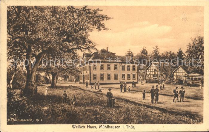 Muehlhausen Thueringen Weisses Haus