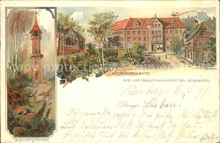 Nuernberg Schmausenbuck Aussichtsturm