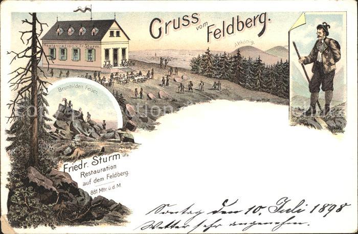 Feldberg Schwarzwald Brunhilden- Felsen Altkoenig