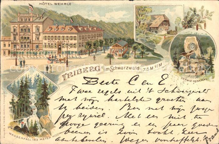 Triberg Schwarzwald Hotel Wehrle Wasserfall