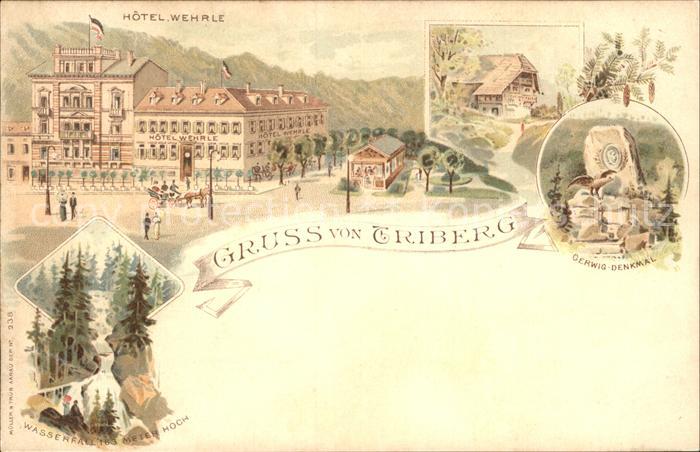 Triberg Schwarzwald Hotel Wehrle Wasserfall