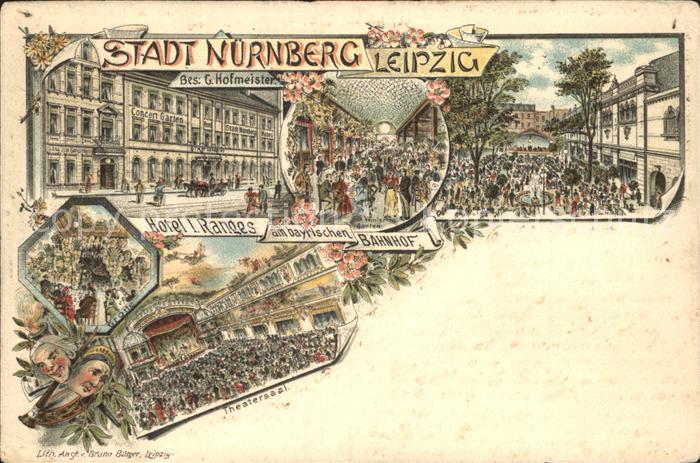 Leipzig Hotel Stadt Nuernberg Theatersaal Grotte